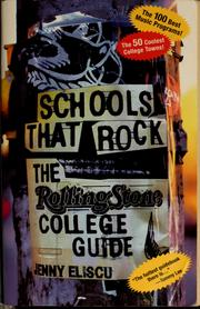 Cover of: Schools that rock | Jenny Eliscu
