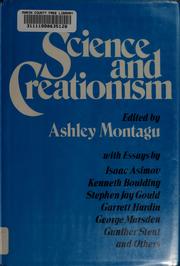 Cover of: Science and creationism