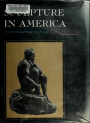 Cover of: Sculpture in America