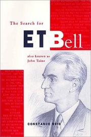 Cover of: The Search for E. T. Bell: Also Known as John Taine (Spectrum)