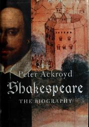 Cover of: Shakespeare | Peter Ackroyd