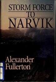 Cover of: Storm force to Narvik