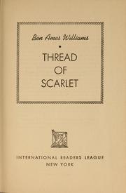 Cover of: Thread of scarlet