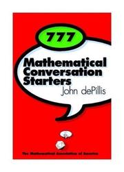 Cover of: 777 mathematical conversation starters