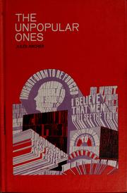 Cover of: The unpopular ones by Jules Archer