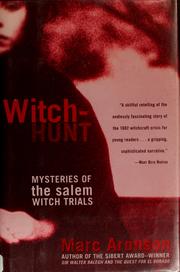 Cover of: Witch-hunt: mysteries of the Salem witch trials