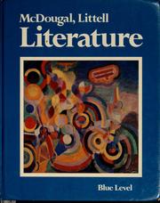 Cover of: McDougal, Littell literature: blue level