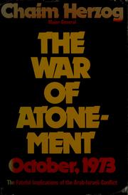 Cover of: The War of Atonement by Chaim Herzog