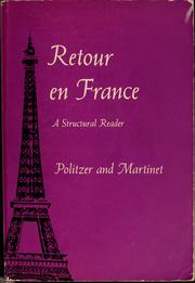 Cover of: Retour en France by Robert Louis Politzer