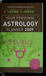Cover of: Your personal astrology planner 2009 - Taurus