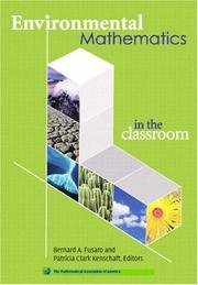 Cover of: Environmental mathematics in the classroom