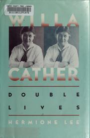 Cover of: Willa Cather: double lives