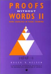 Cover of: Proofs without words II: more exercises in visual thinking