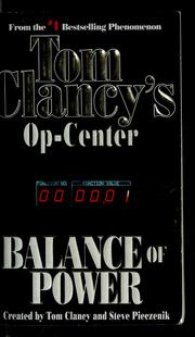 Cover of: Balance of power by created by Tom Clancy & Steve Pieczenik