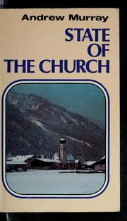 Cover of: The state of the church