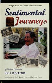 Cover of: Sentimental journeys: images from a lifetime of observation