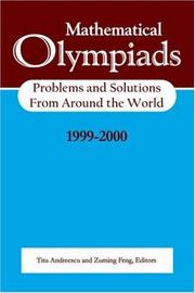 Cover of: Mathematical Olympiads by Titu Andreescu, Zuming Feng