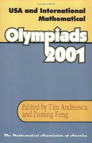 Cover of: USA and International Mathematical Olympiads 2001