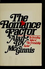 Cover of: The romance factor by Alan Loy McGinnis