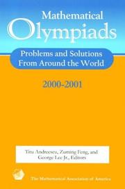 Cover of: Mathematical Olympiads, 2000-2001 by 