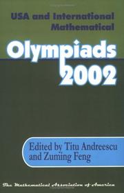 Cover of: USA & International Mathematical Olympiads 2002 by Titu Andreescu