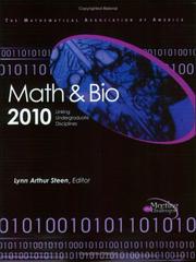 Cover of: Math & Bio 2010: Linking Undergraduate Disciplines