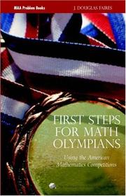 Cover of: First Steps for Math Olympians by J. Douglas Faires, J. Douglas Faires