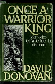 Once a warrior king by David Donovan