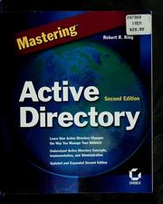 Mastering Active directory by King, Robert