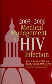 Cover of: Medical management of HIV infection by John G. Bartlett