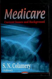 Cover of: Medicare: current issues and background