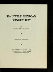 The little Mexican donkey boy by Madeline Brandeis