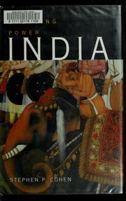 Cover of: India by Stephen P. Cohen