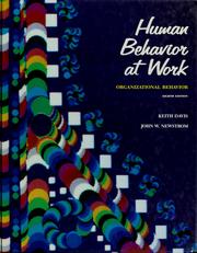 Human behavior at work by Keith Davis