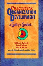 Cover of: Practicing organization development: a guide for consultants