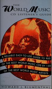 Cover of: The world music CD listener's guide
