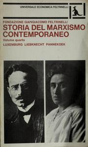 Cover of: Storia del marxismo contemporaneo