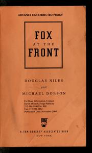 Cover of: Fox at the front