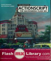 Cover of: Foundation ActionScript for Macromedia Flash MX