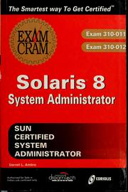 Cover of: Solaris 8 system administrator
