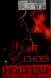 Cover of: Night echoes