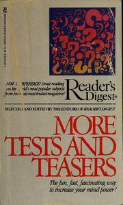 Cover of: More tests and teasers