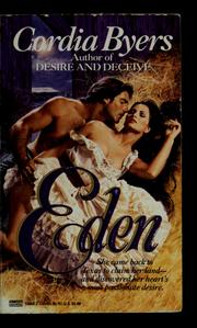 Cover of: Eden by Cordia Byers