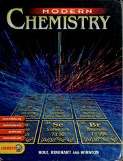 Cover of: Modern chemistry by Raymond E. Davis