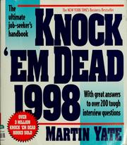 Cover of: Knock 'em dead 1998 by Martin John Yate