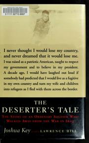 The deserter's tale by Joshua Key
