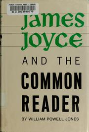 Cover of: James Joyce and the common reader