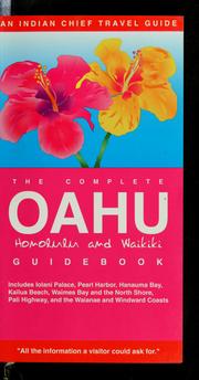 Cover of: The complete Oahu guidebook by Baljeet Sangwan