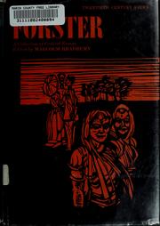 Cover of: Forster by Malcolm Bradbury