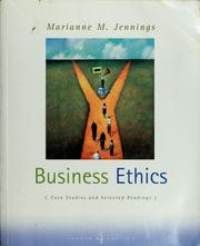 Cover of: Business ethics: case studies and selected readings